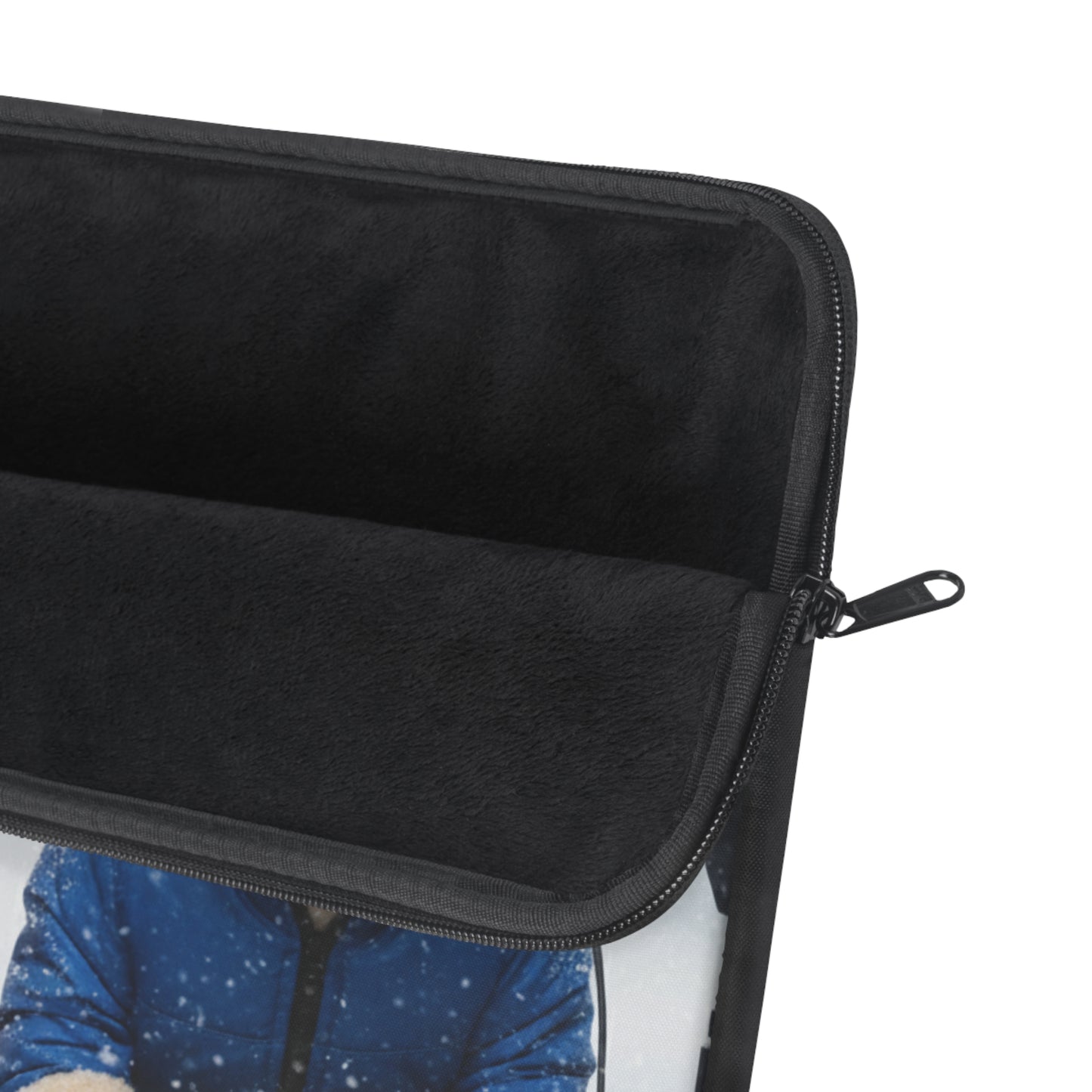 Goldie & Frenchie in Winter Coats - Laptop Sleeve (12", 13", 15")