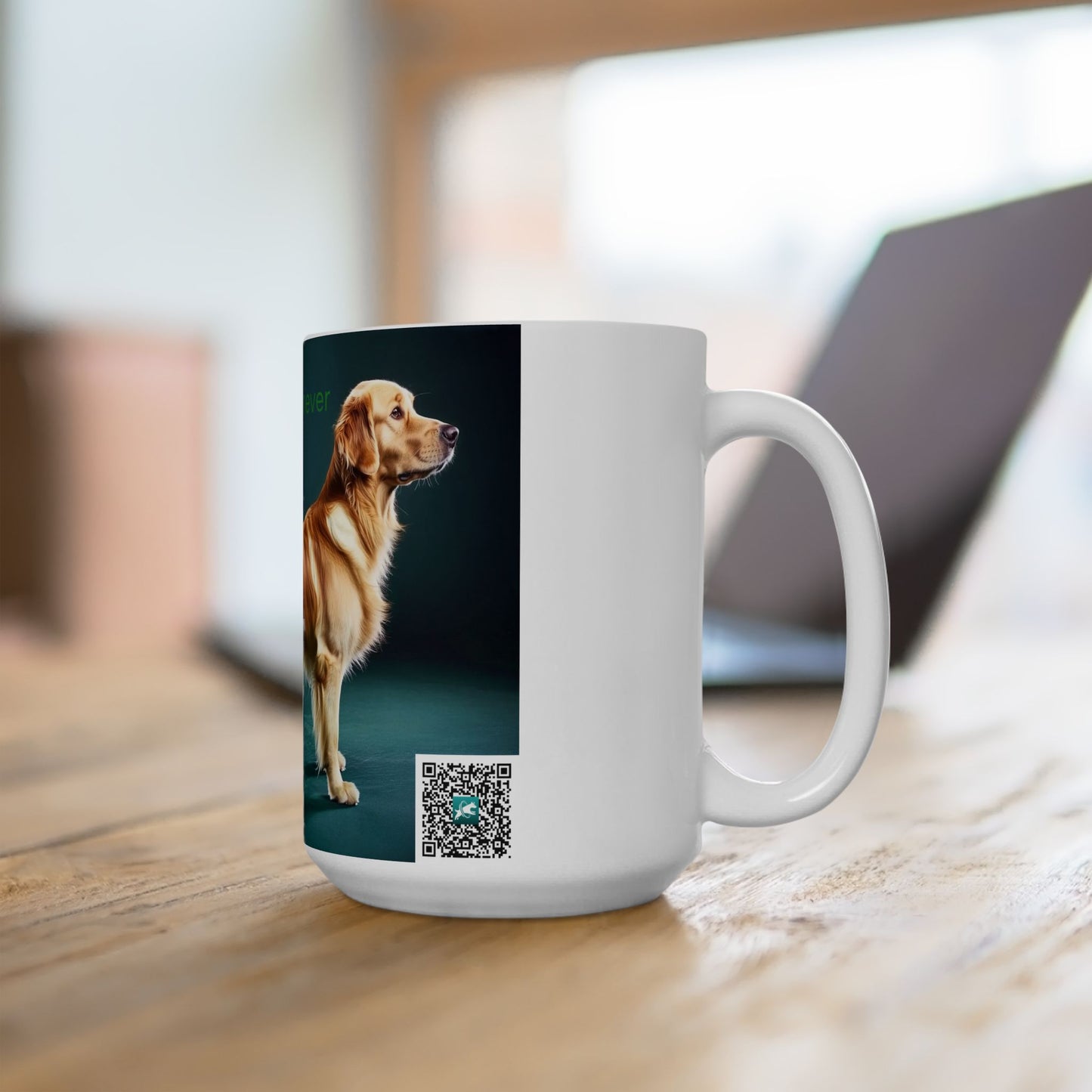 Golden Retriever Ceramic Mug – Golden Retriever Dog Breed Coffee Cup (11oz, 15oz)