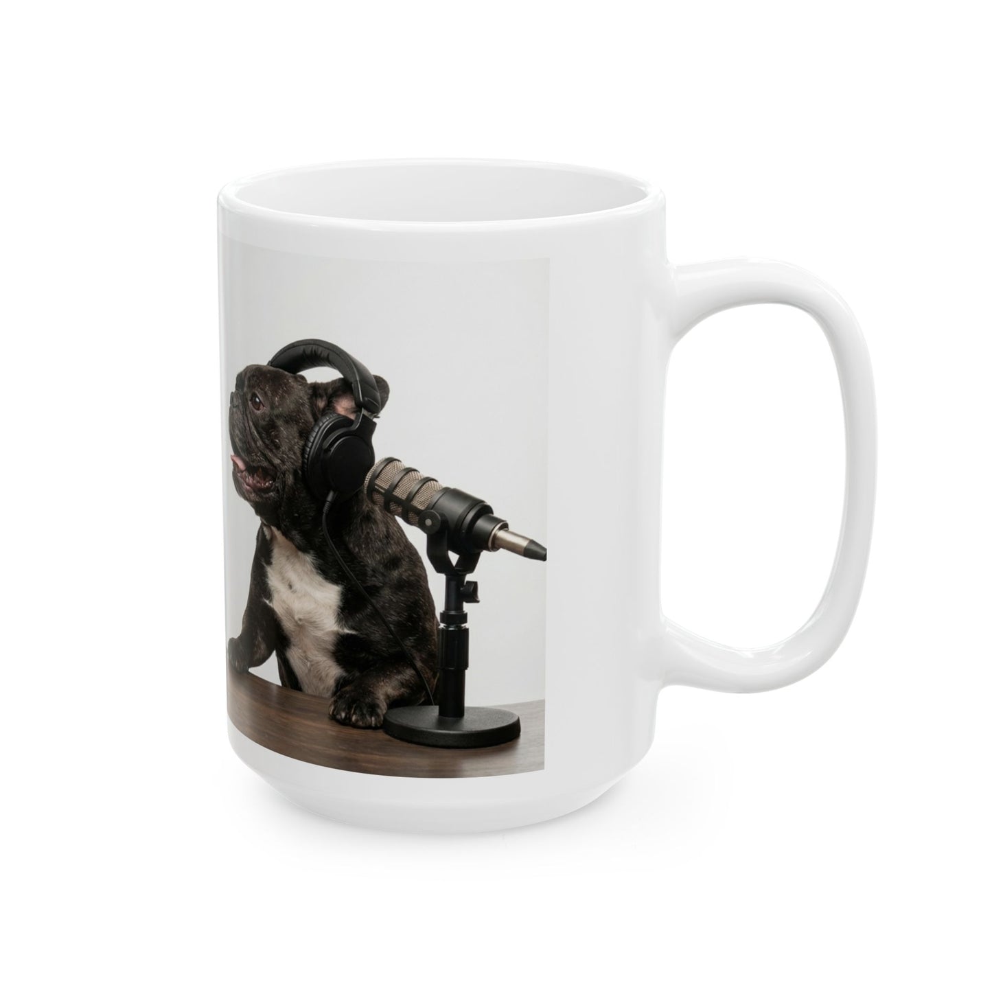 Goldie & Frenchie Chatting Ceramic Mug, (11oz, 15oz)