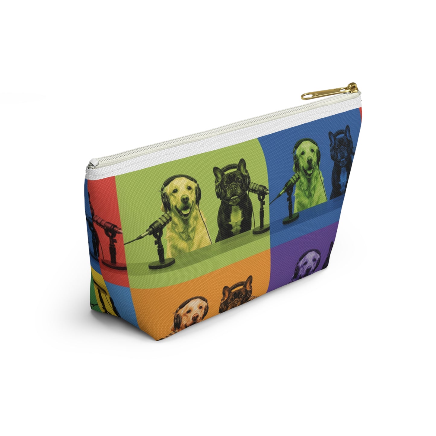 Goldie & Frenchie Warhol Inspired Pop Art Accessory Pouch