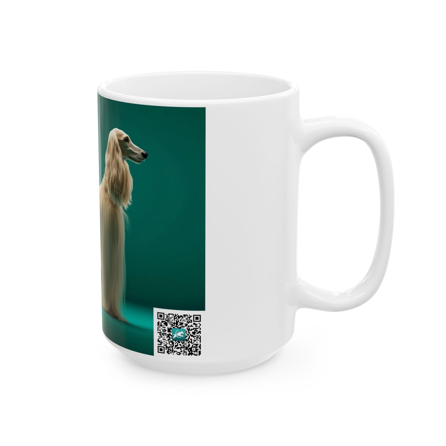 Afghan Hound Ceramic Mug – Dog Lover Coffee Cup (11oz/15oz)