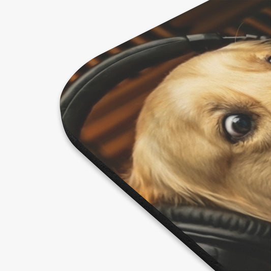 Goldie & Frenchie 'Dogception' Mouse Pad — 9x8 inch Rectangular Mouse Pad
