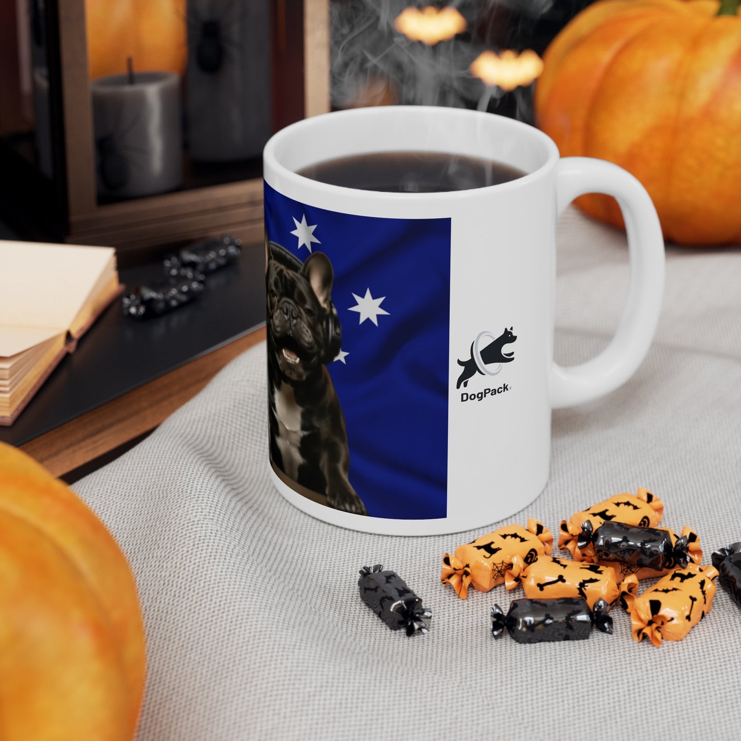 Goldie & Frenchie Australian Pride - Dog Podcast Coffee Mug — 11oz Quality Ceramic - Ships from Australia + New Zealand