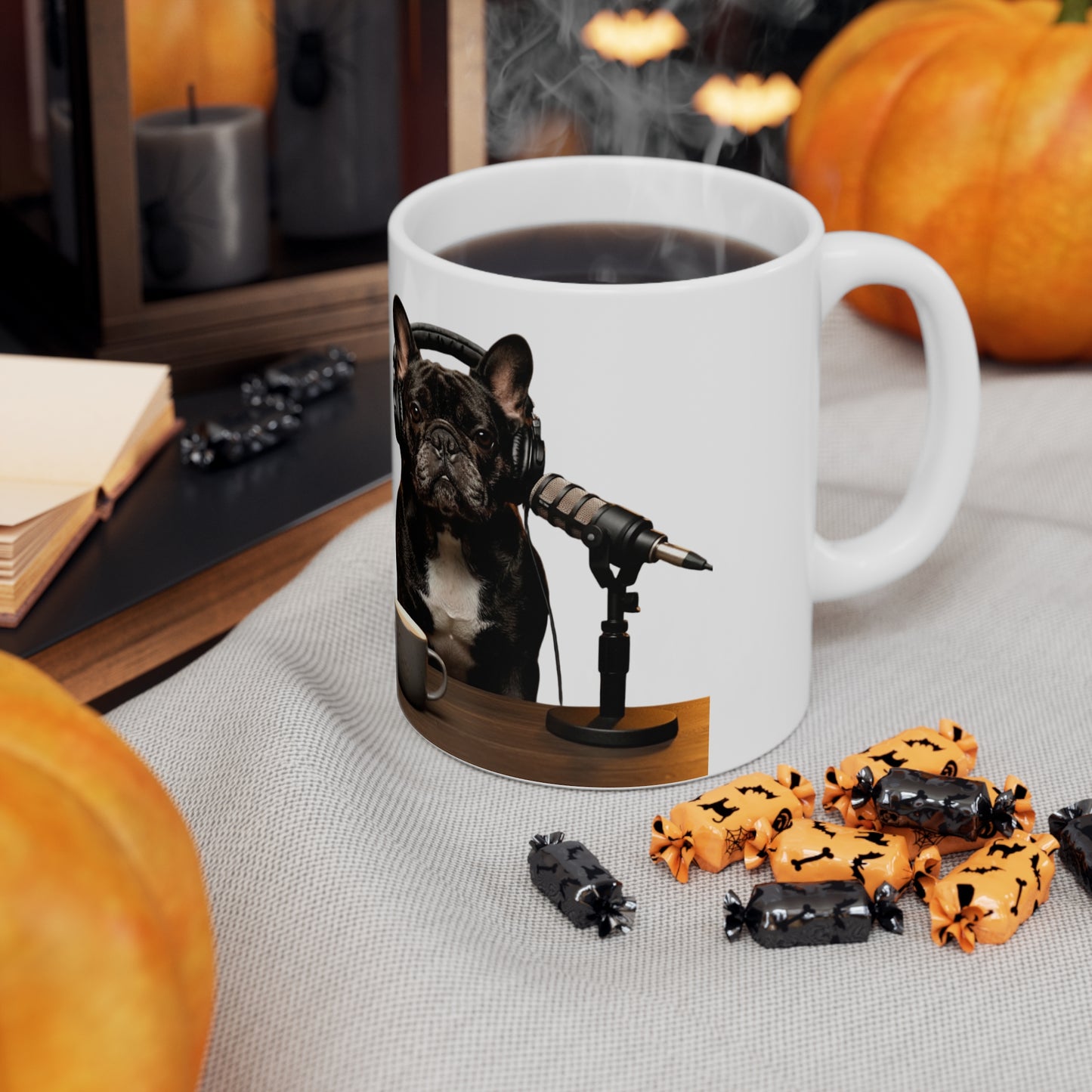 Goldie & Frenchie Dog Podcast Coffee Mug — 11oz Quality Ceramic - Ships from Australia + New Zealand