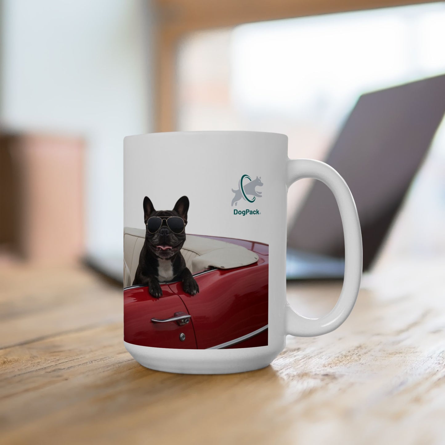 Goldie & Frenchie 'Roadtrippin' - Ceramic Coffee Mug (11oz, 15oz)