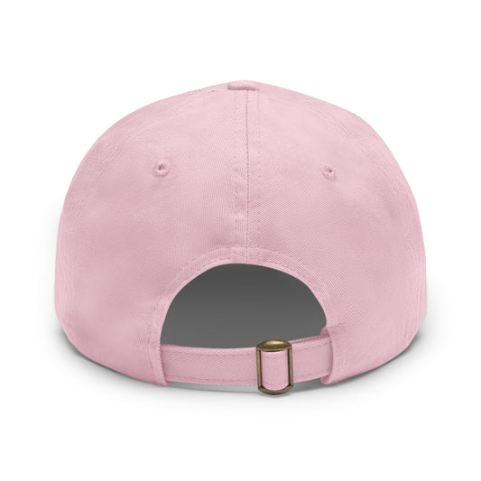 Animated Goldie & Frenchie Leather Patch Baseball Cap