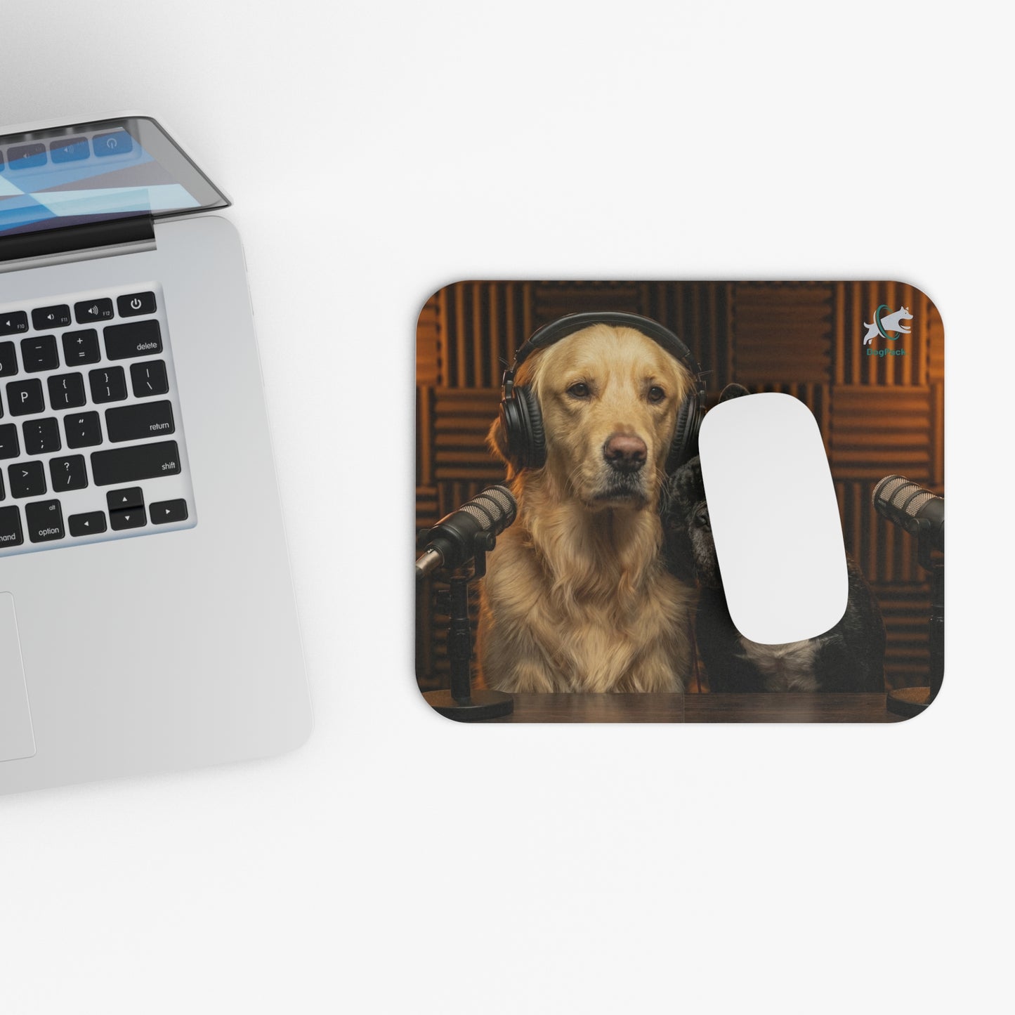 Goldie & Frenchie 'Lean on Me' Mouse Pad