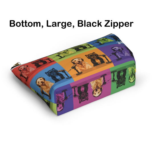Goldie & Frenchie Warhol Inspired Pop Art Accessory Pouch