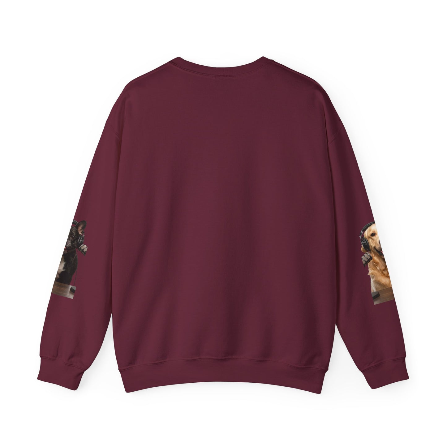 Goldie & Frenchie Smiling Crewneck with G&F sleeves