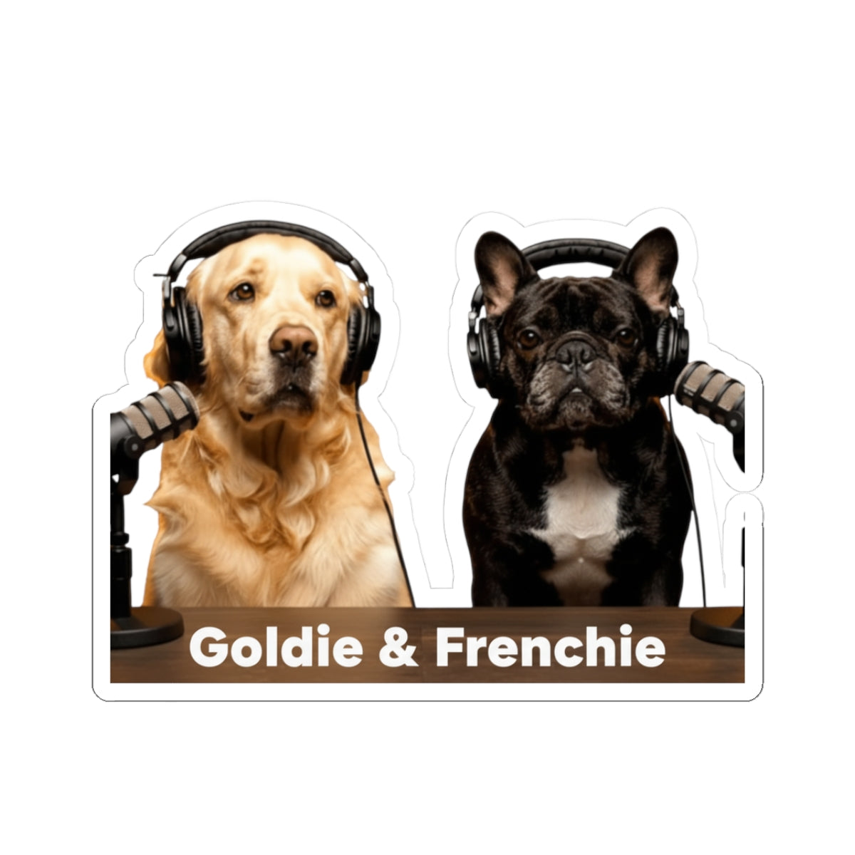Goldie & Frenchie Classic On-Air Sticker
