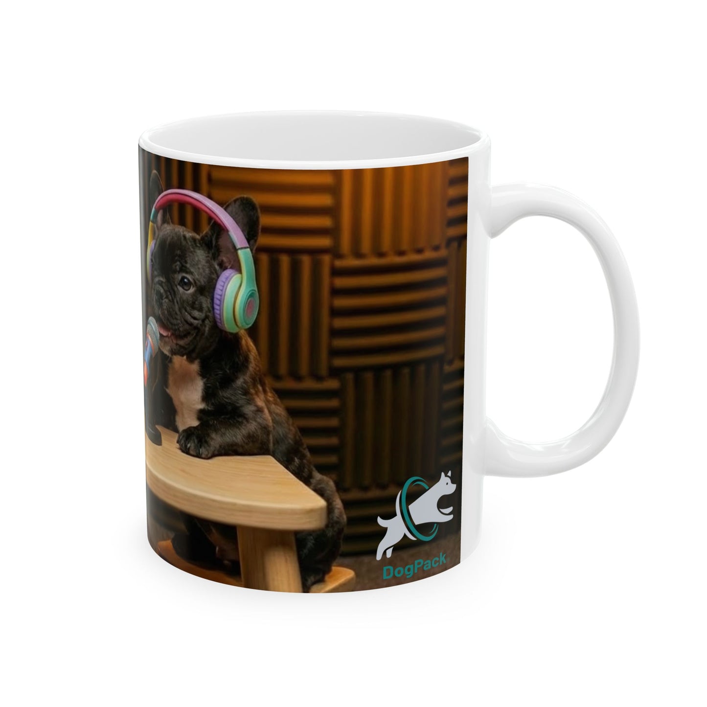 Baby Goldie & Frenchie Puppies 'In The Studio' — Mug for Dog Lovers (11oz/15oz)