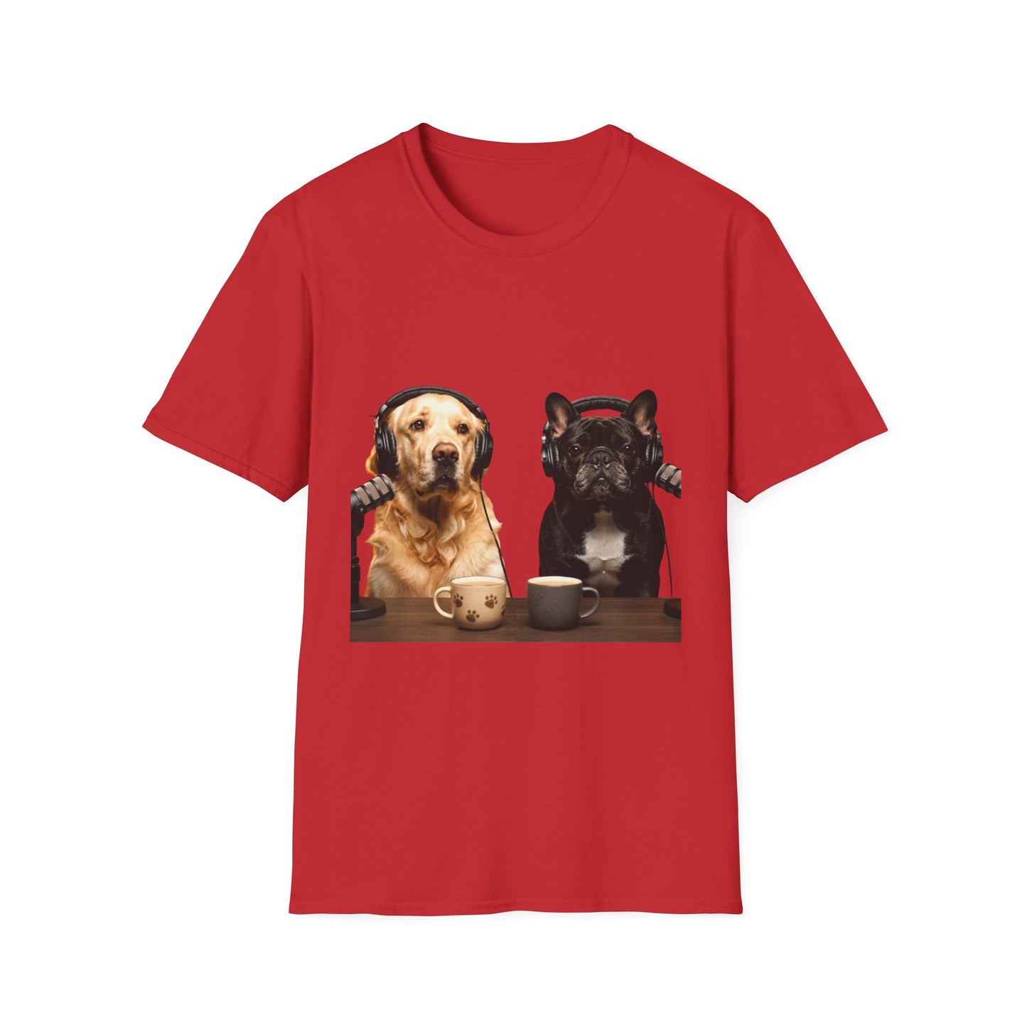Goldie & Frenchie back & front Softstyle T-shirt