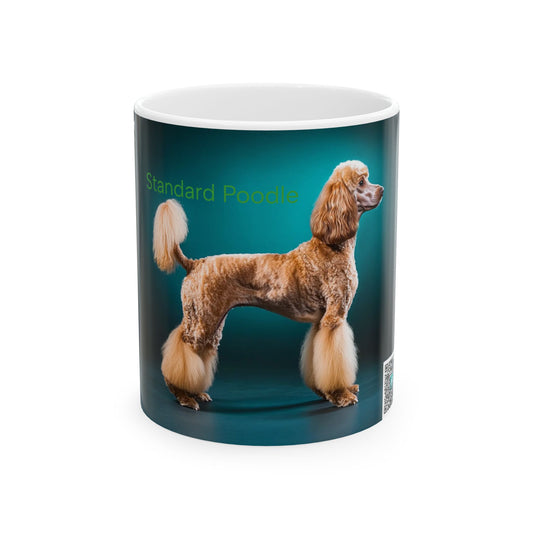Standard Poodle Ceramic Mug — Standard Poodle Dog Breed Coffee Cup (11oz & 15oz)