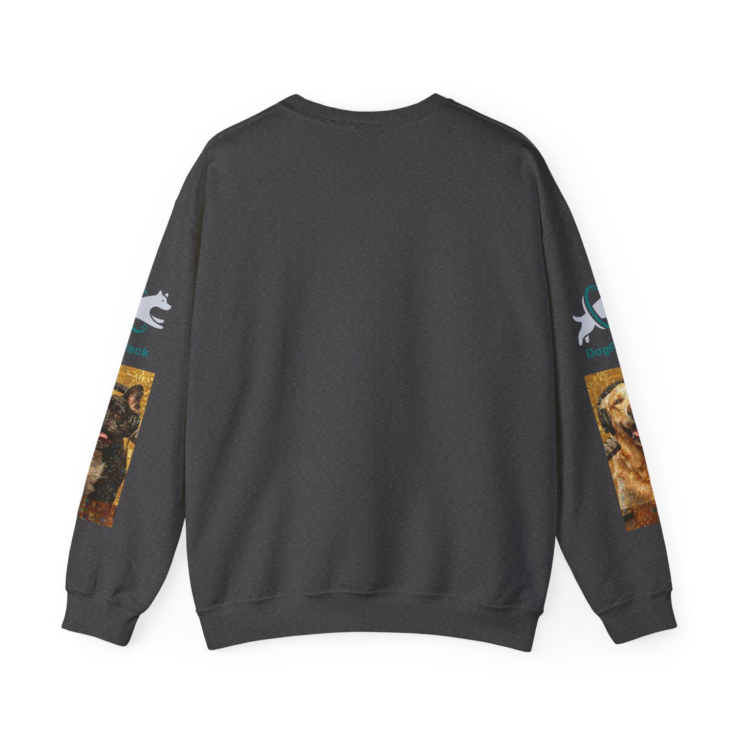 Goldie & Frenchie Chatting Crewneck with Klimt style G&F sleeves
