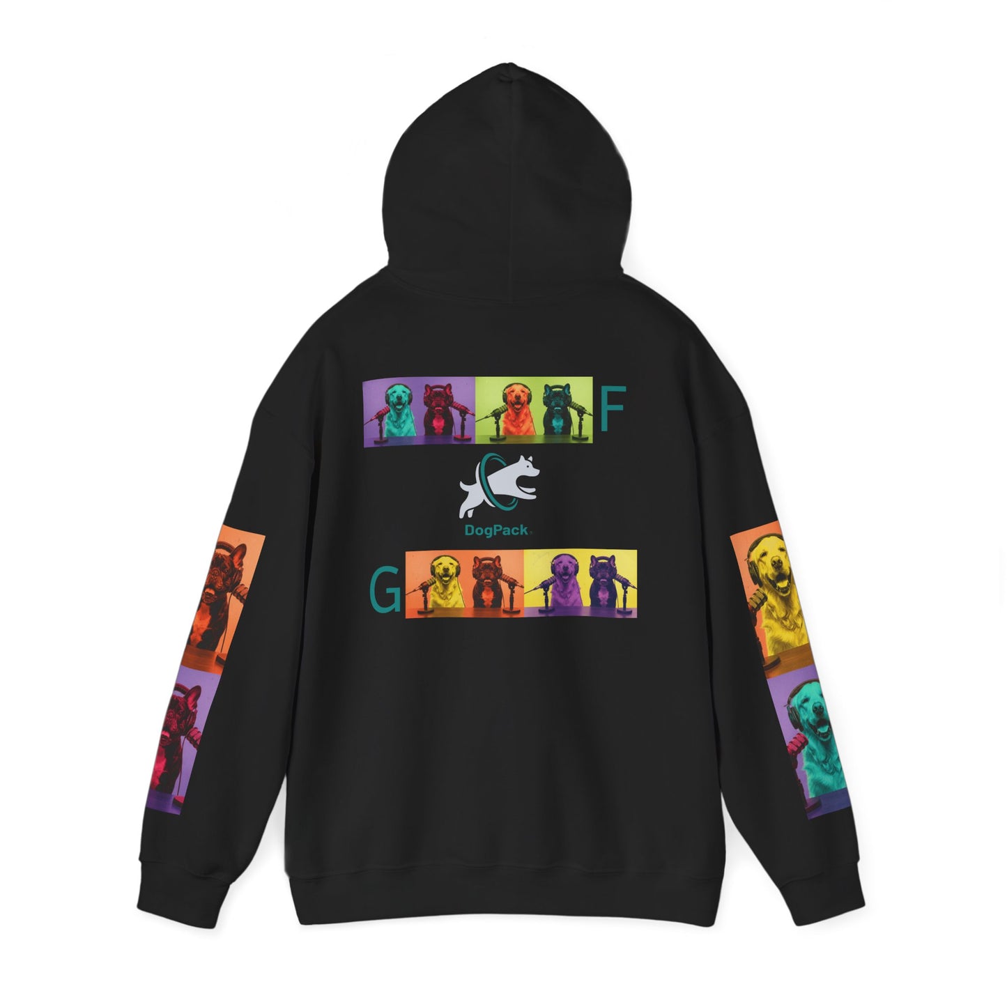 Goldie & Frenchie Cruisin' Hoodie — G&F "Windows down, music up" - Warhol inspired