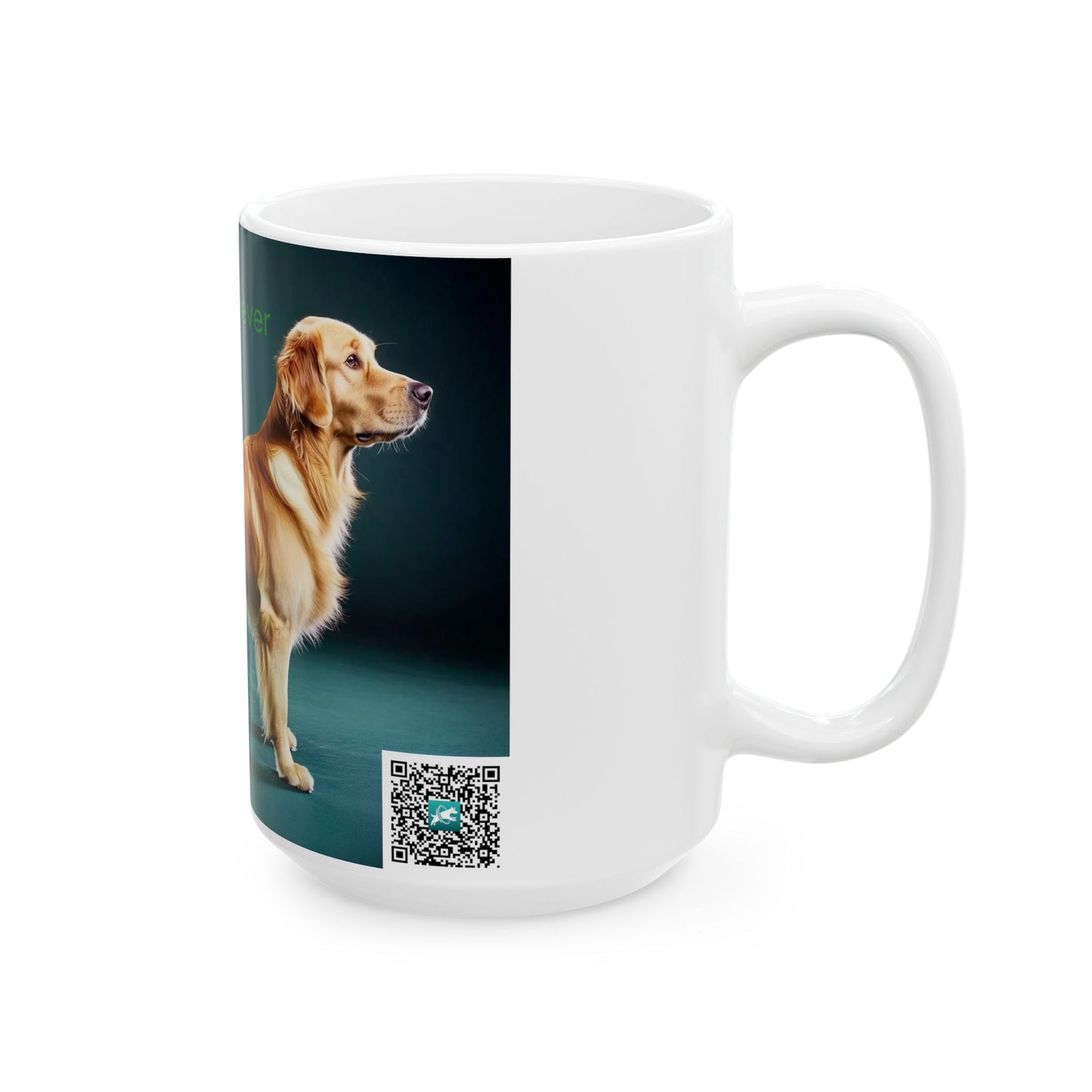 Golden Retriever Ceramic Mug – Golden Retriever Dog Breed Coffee Cup (11oz, 15oz)