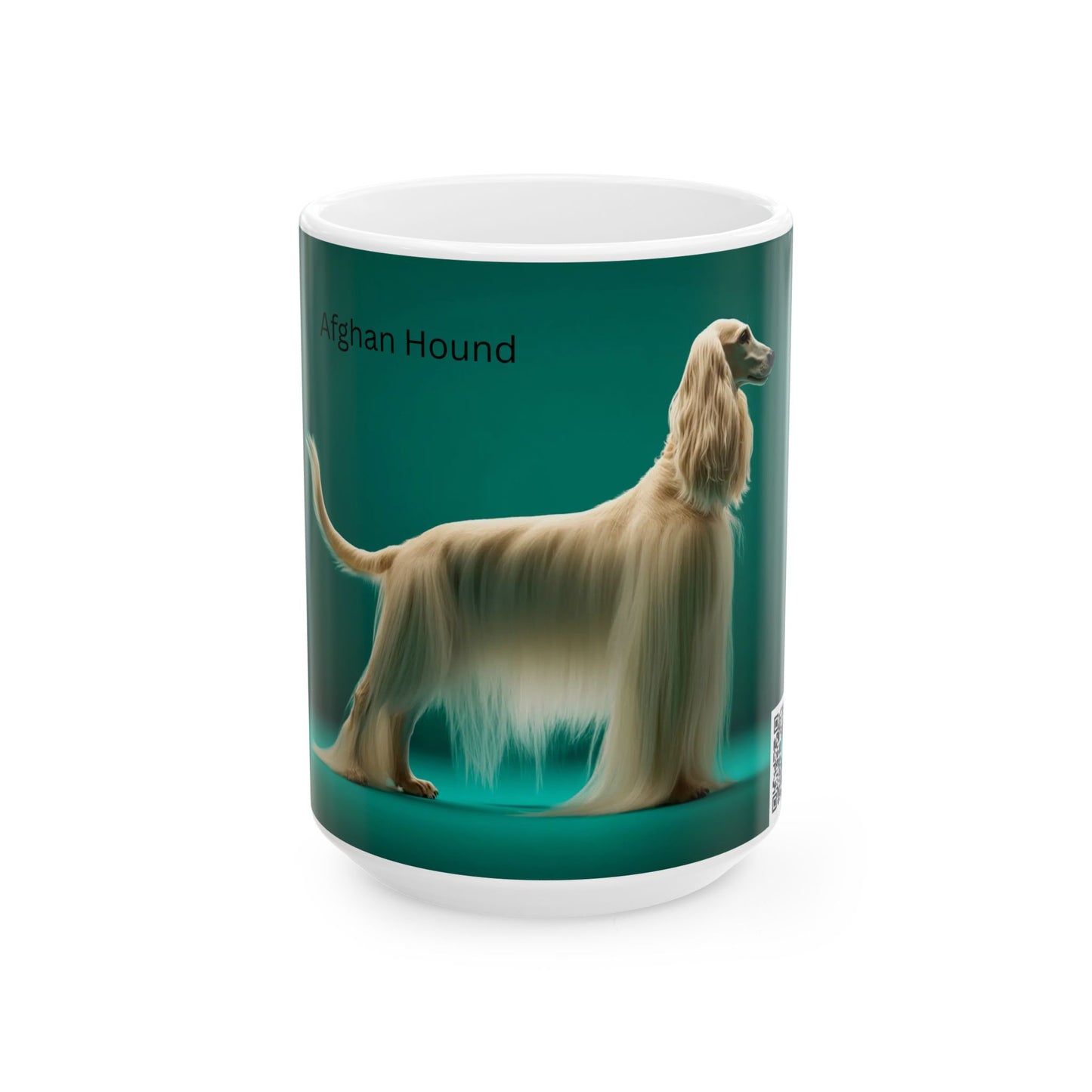Afghan Hound Ceramic Mug – Dog Lover Coffee Cup (11oz/15oz)