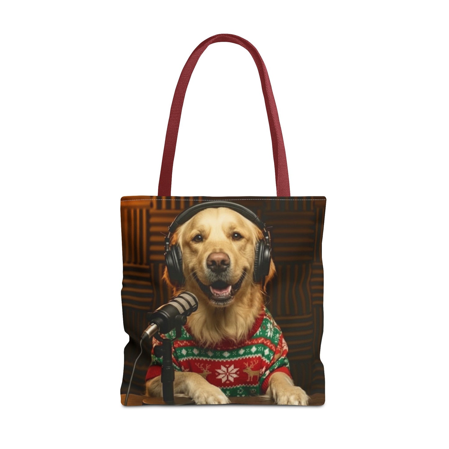 Goldie & Frenchie Smiling Christmas Tote Bag