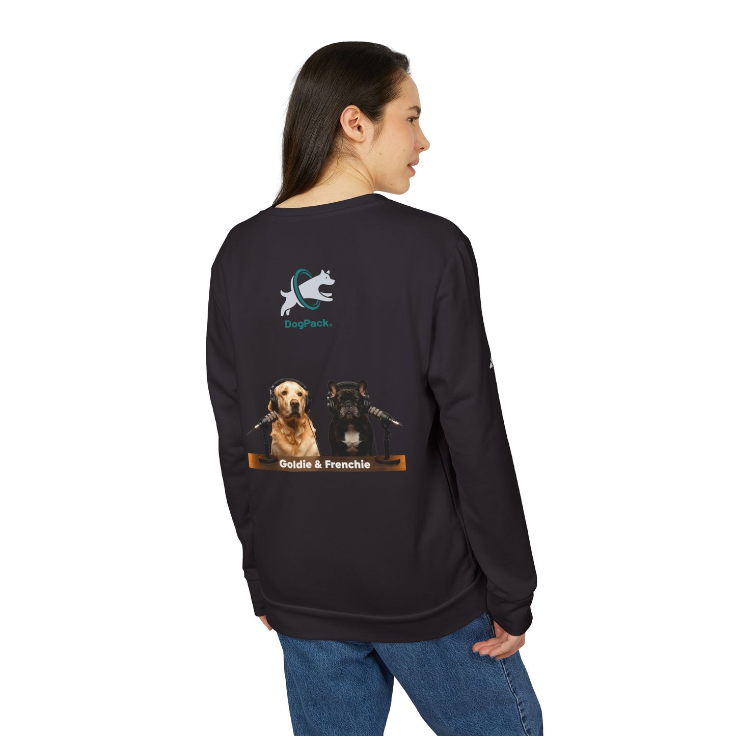 DogPack® Goldie & Frenchie™ Classic Crewneck Sweatshirt — adidas Sustainable Fleece