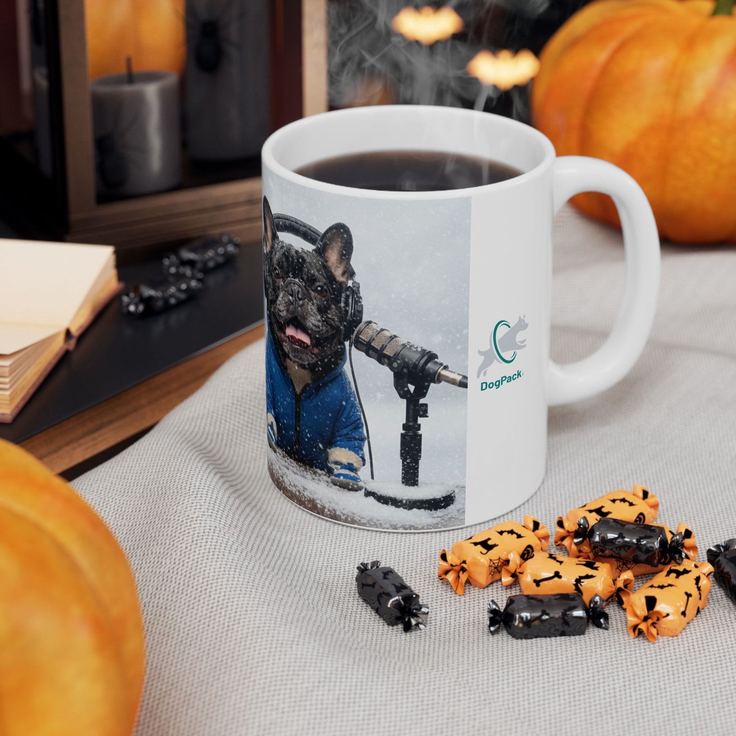 Goldie & Frenchie Winter Mug for Warm Drinks (11oz, 15oz)