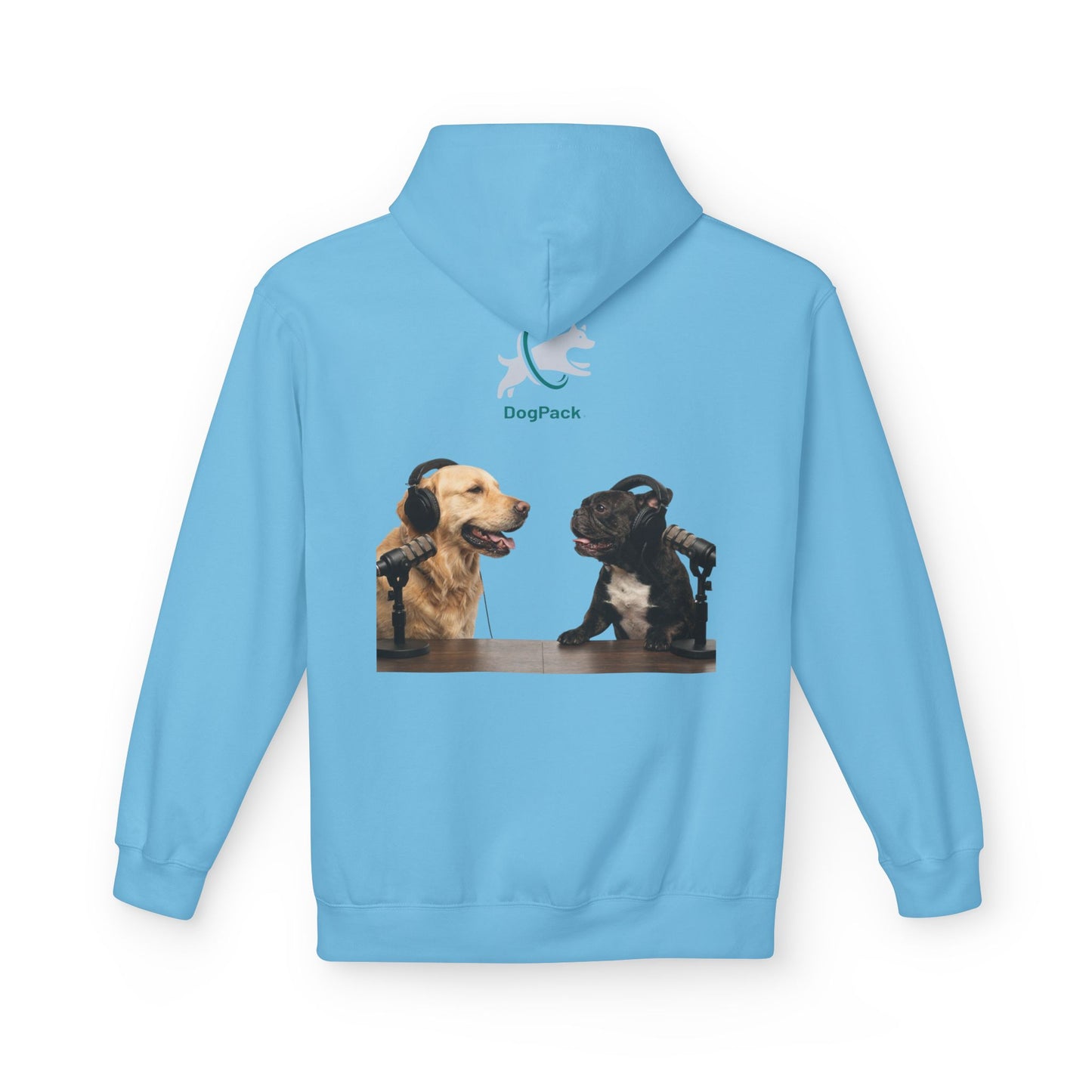 Custom Goldie & Frenchie with Your Dog! Soft Style Podcast Hoodie