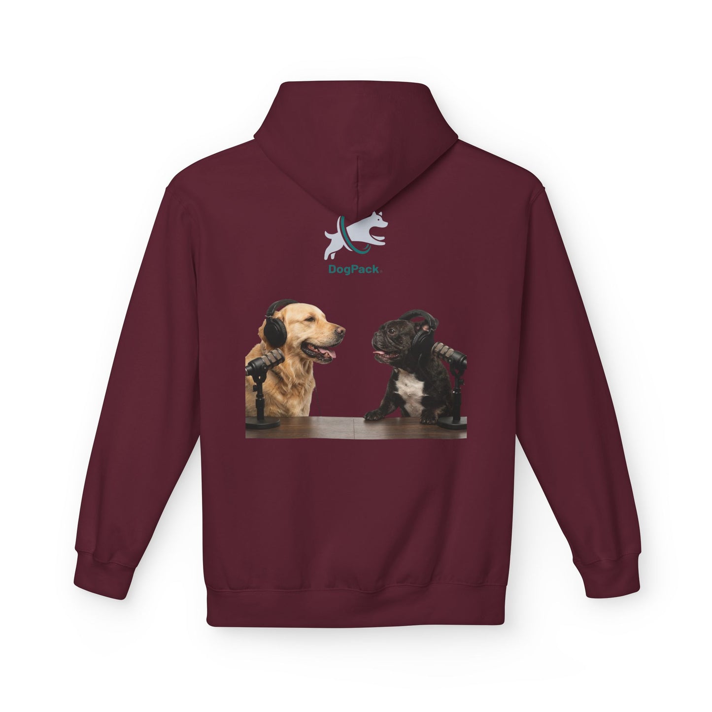 Custom Goldie & Frenchie with Your Dog! Soft Style Podcast Hoodie