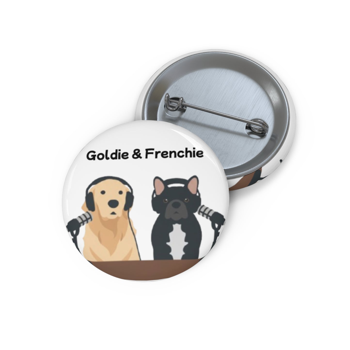 Goldie & Frenchie Animated Pin Badge