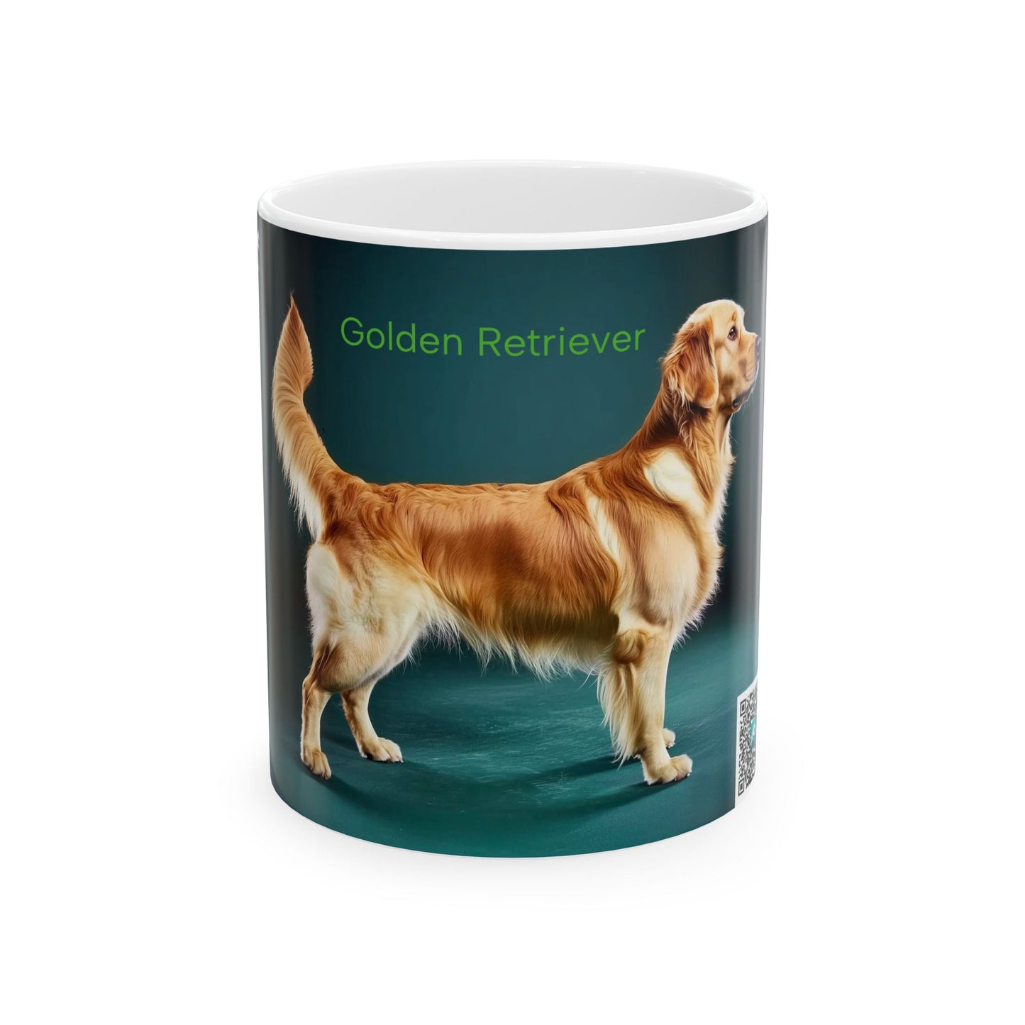 Golden Retriever Ceramic Mug – Golden Retriever Dog Breed Coffee Cup (11oz, 15oz)