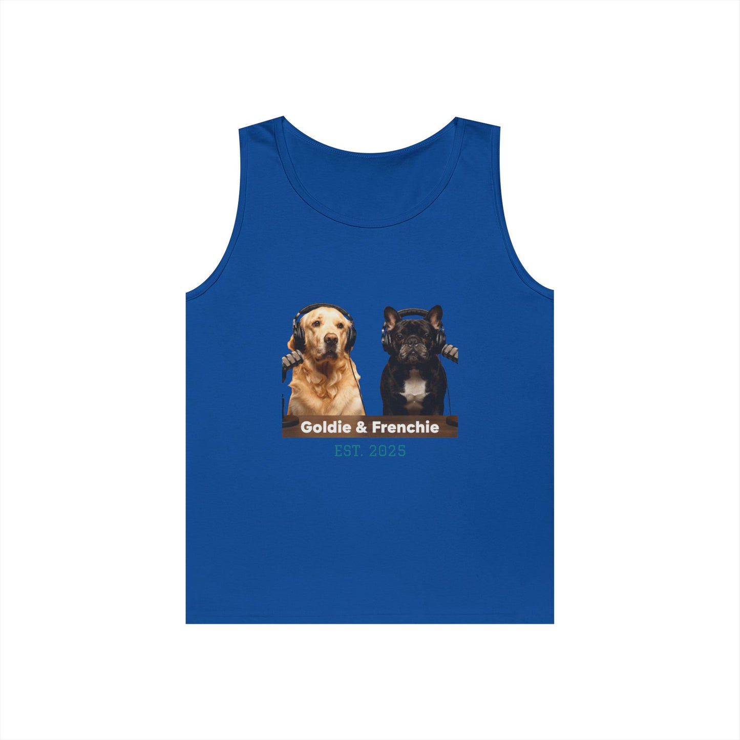 Goldie & Frenchie Front and Back Tank Top - Unisex