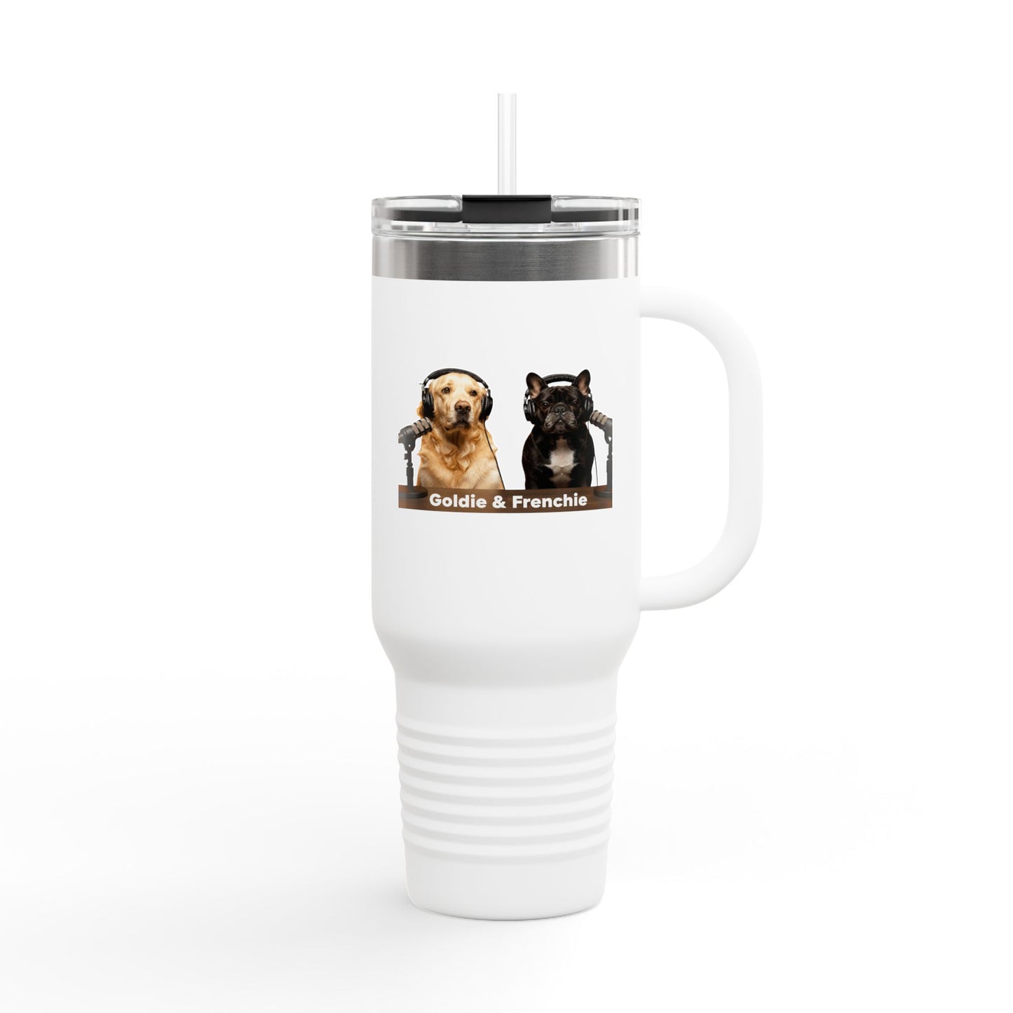 Goldie & Frenchie 40oz Insulated Travel Mug