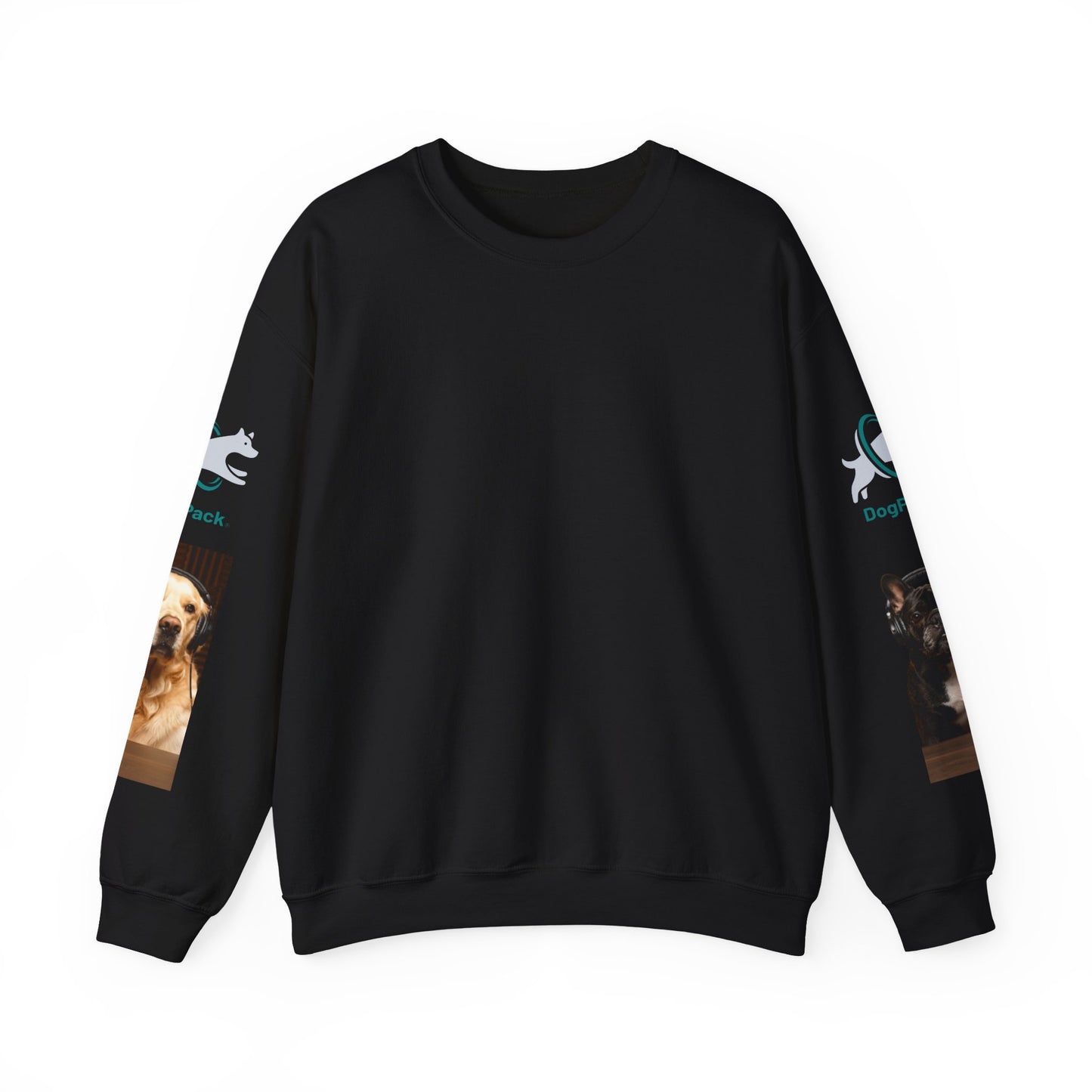 Goldie & Frenchie Have your Back Crewneck and Printed Sleeves
