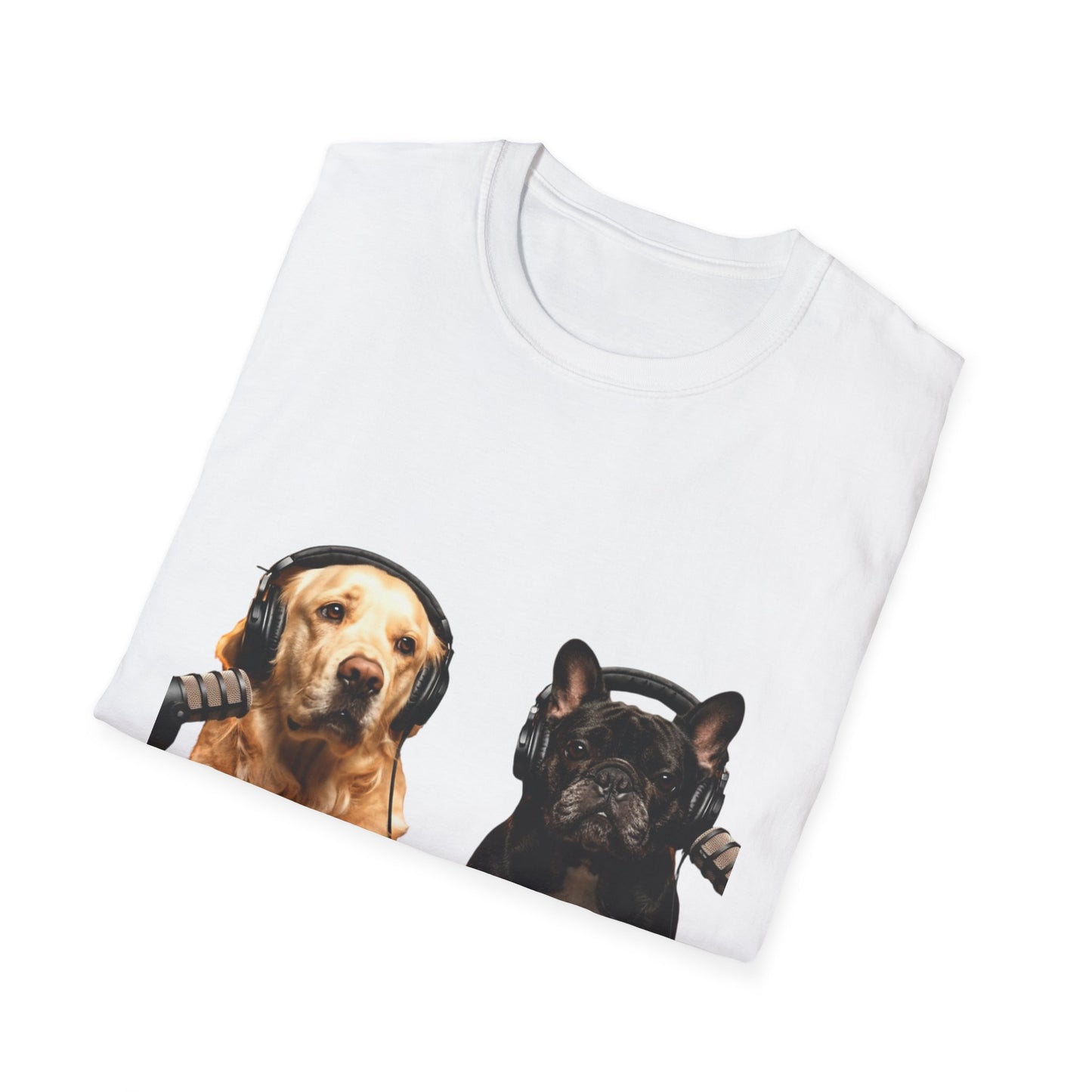 Goldie & Frenchie back & front Softstyle T-shirt