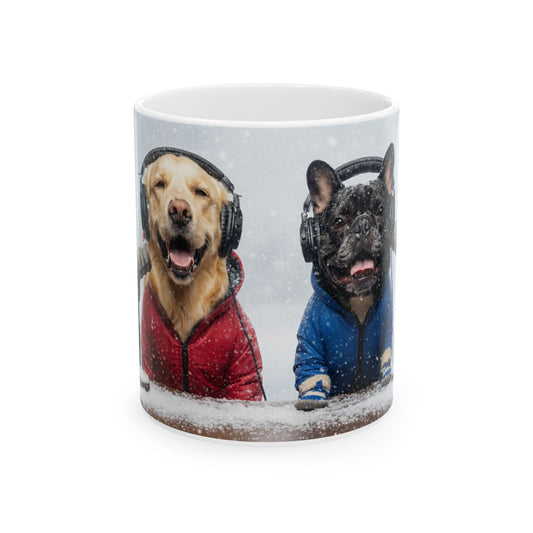 Goldie & Frenchie Winter Mug for Warm Drinks (11oz, 15oz)
