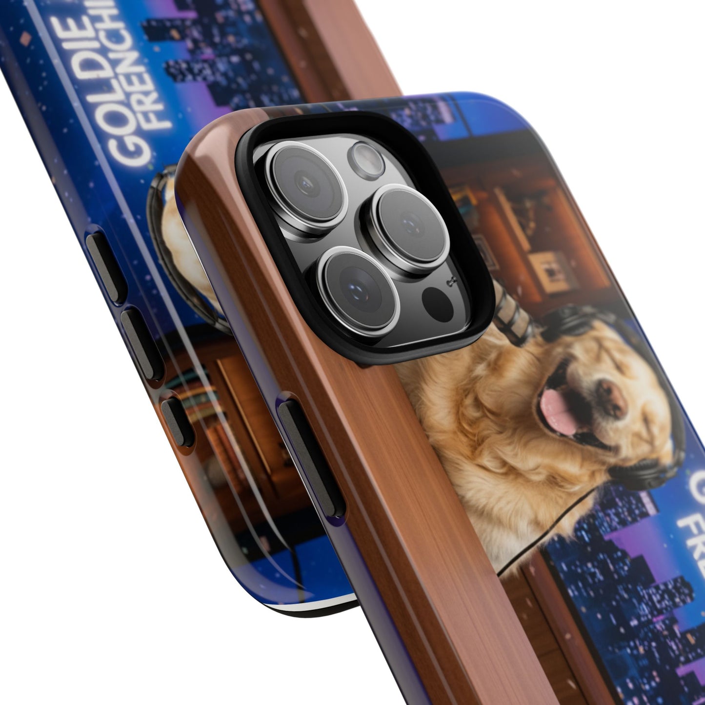 Goldie & Frenchie Talk Show LOL Laughing out iPhone Cases