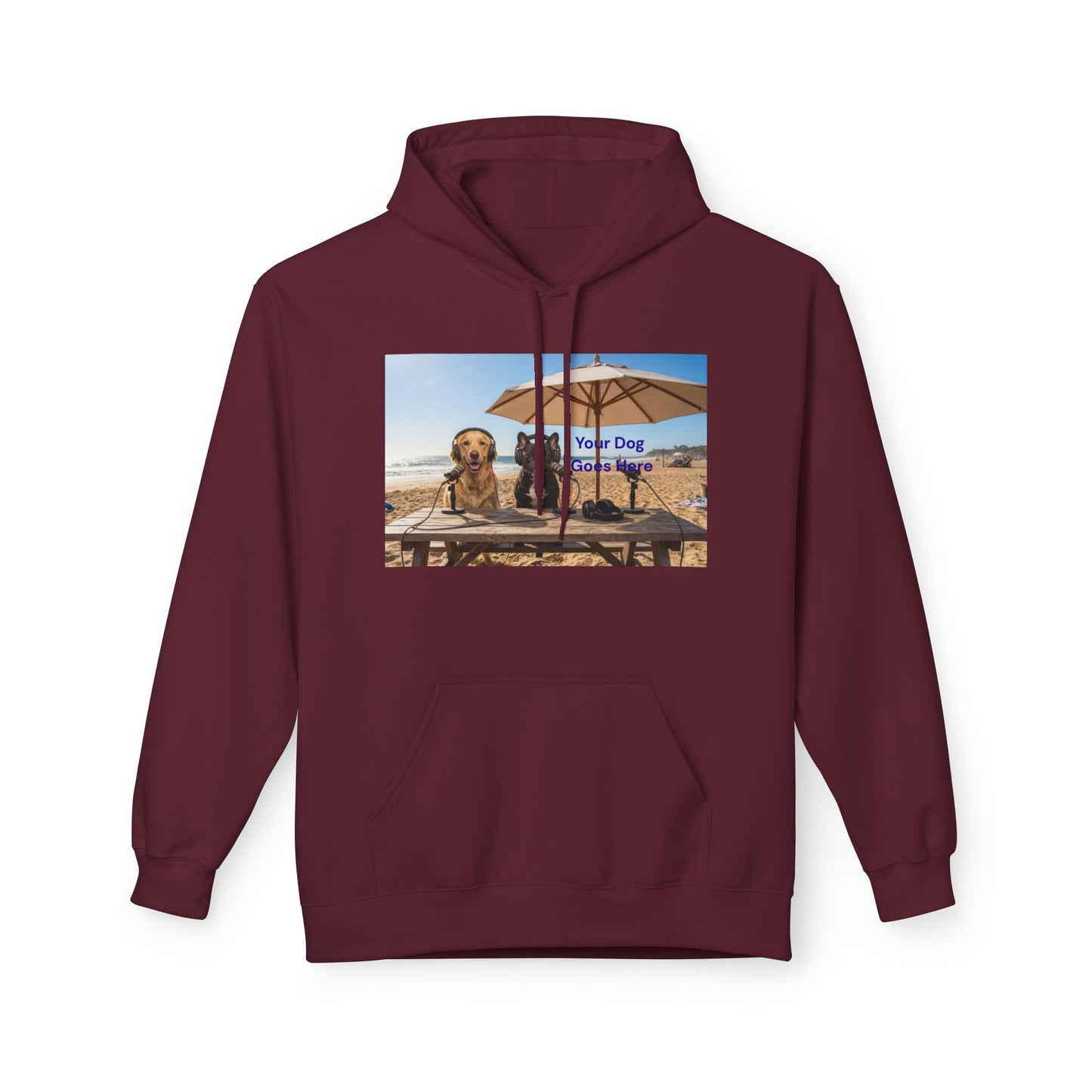 Custom Goldie & Frenchie with Your Dog! Soft Style Podcast Hoodie