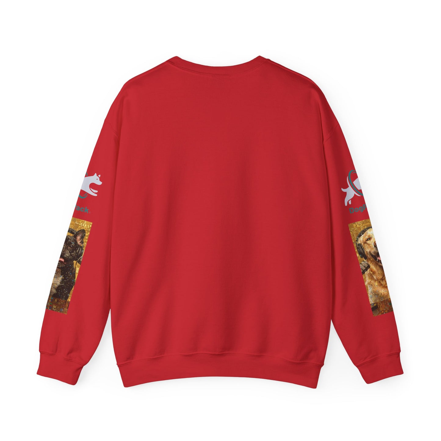 Goldie & Frenchie Chatting Crewneck with Klimt style G&F sleeves