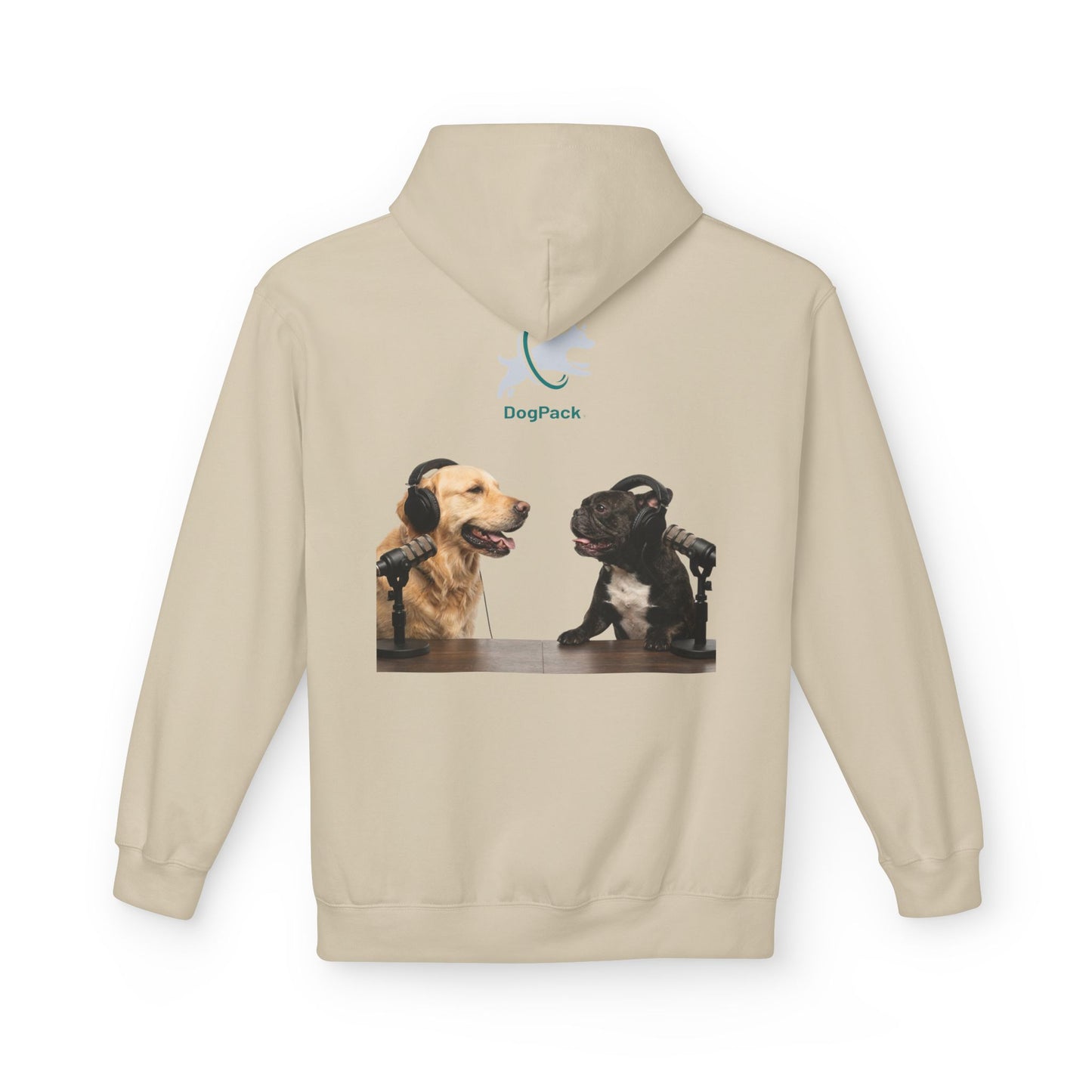 Custom Goldie & Frenchie with Your Dog! Soft Style Podcast Hoodie