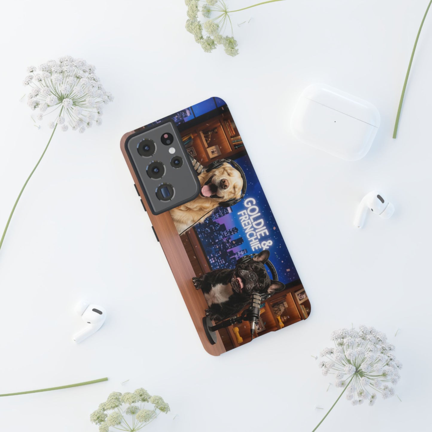 Goldie & Frenchie Talk Show LOL Laughing out Loud Samsung Google Android Cases