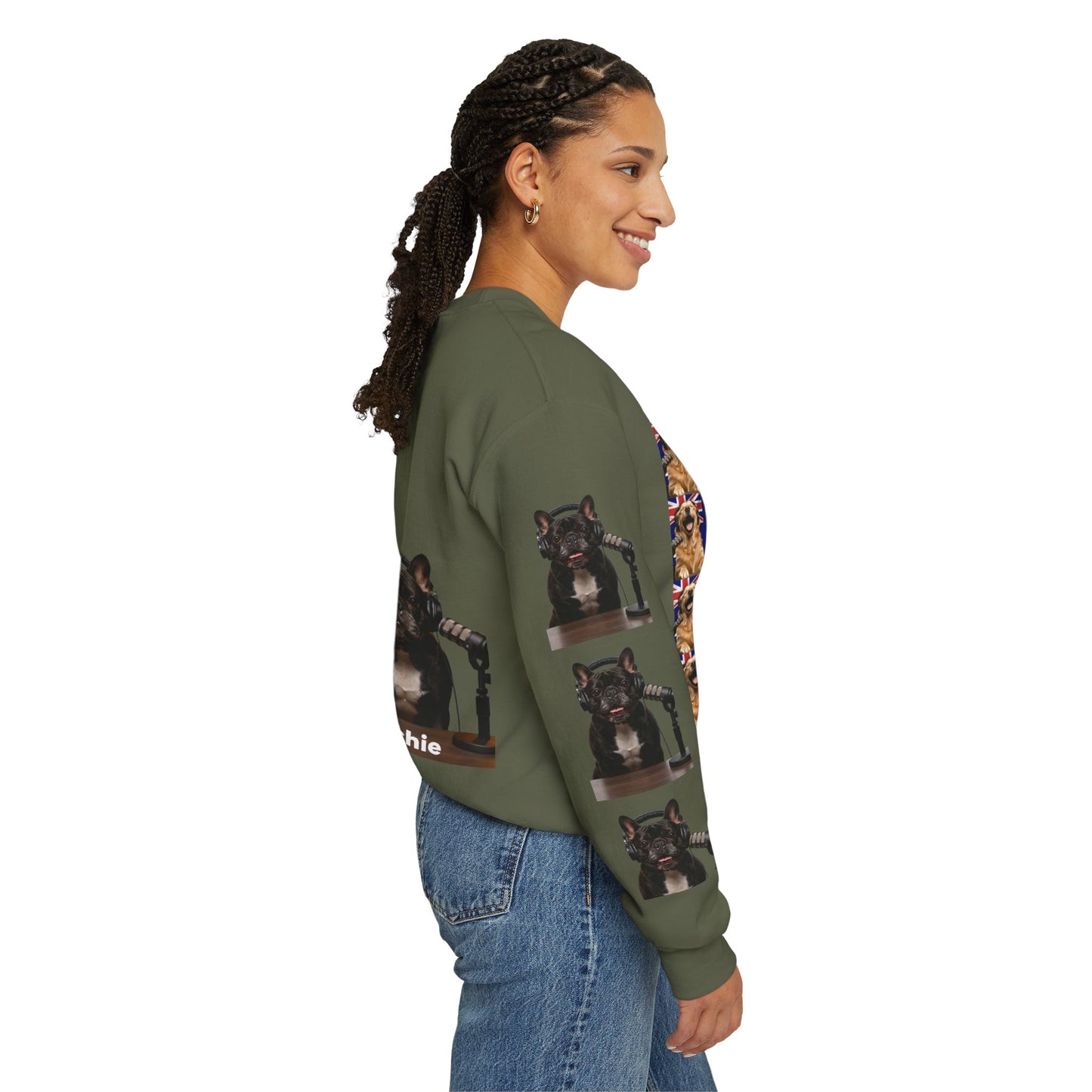 Goldie & Frenchie Australian Pride Crewneck Sweatshirt — Fully Printed Special Edition - Ships from Australia + New Zealand