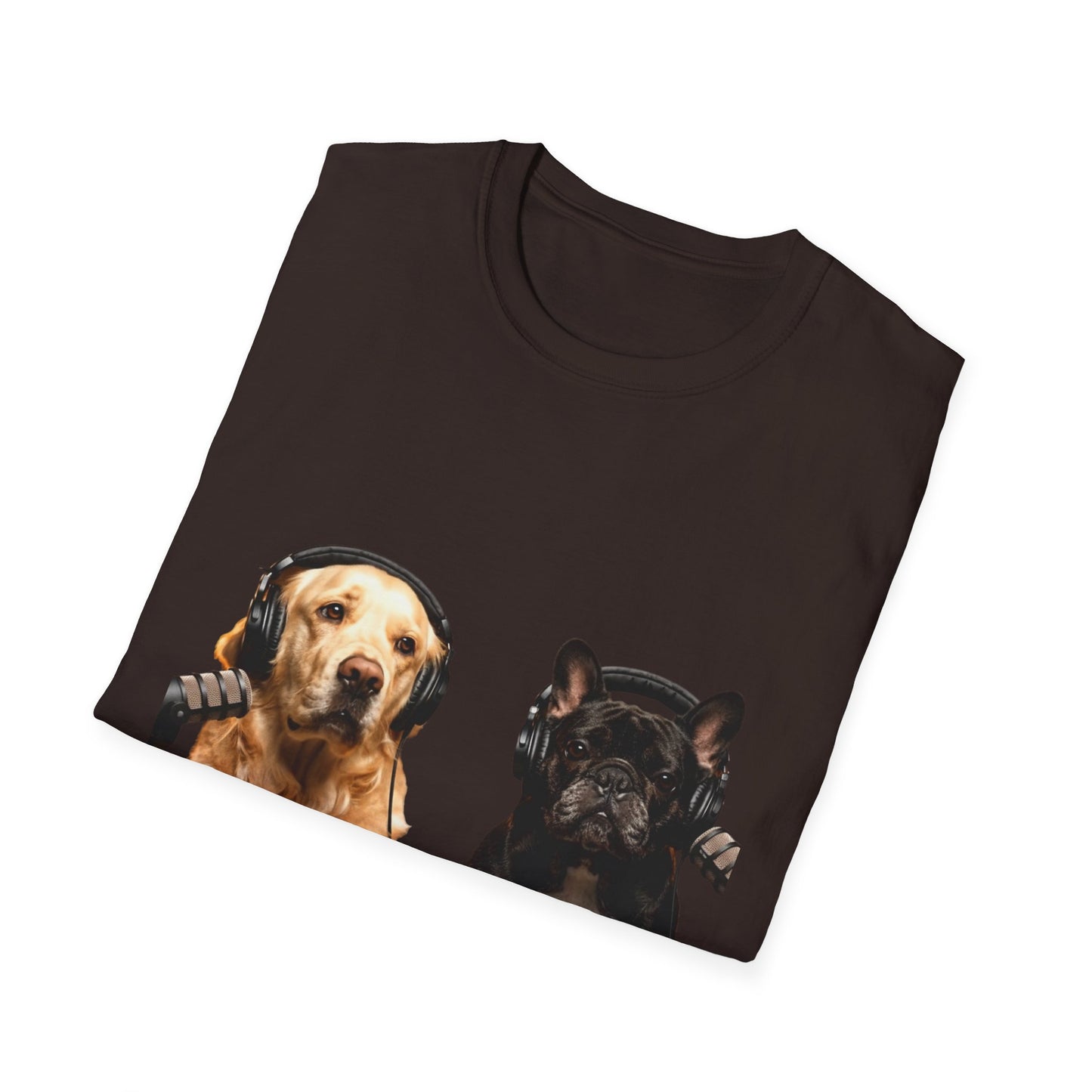Goldie & Frenchie back & front Softstyle T-shirt