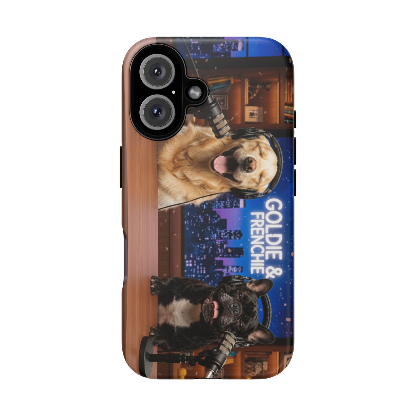 Goldie & Frenchie Talk Show LOL Laughing out iPhone Cases