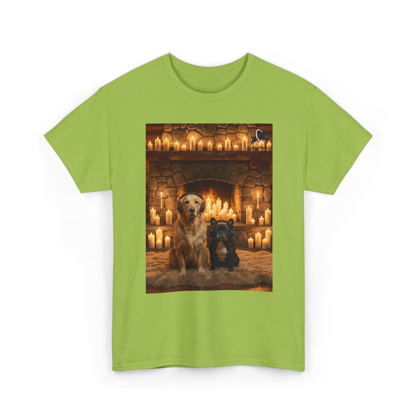 Goldie & Frenchie Staying Warm Front & Back Canada T‑Shirt - Ships from Canada