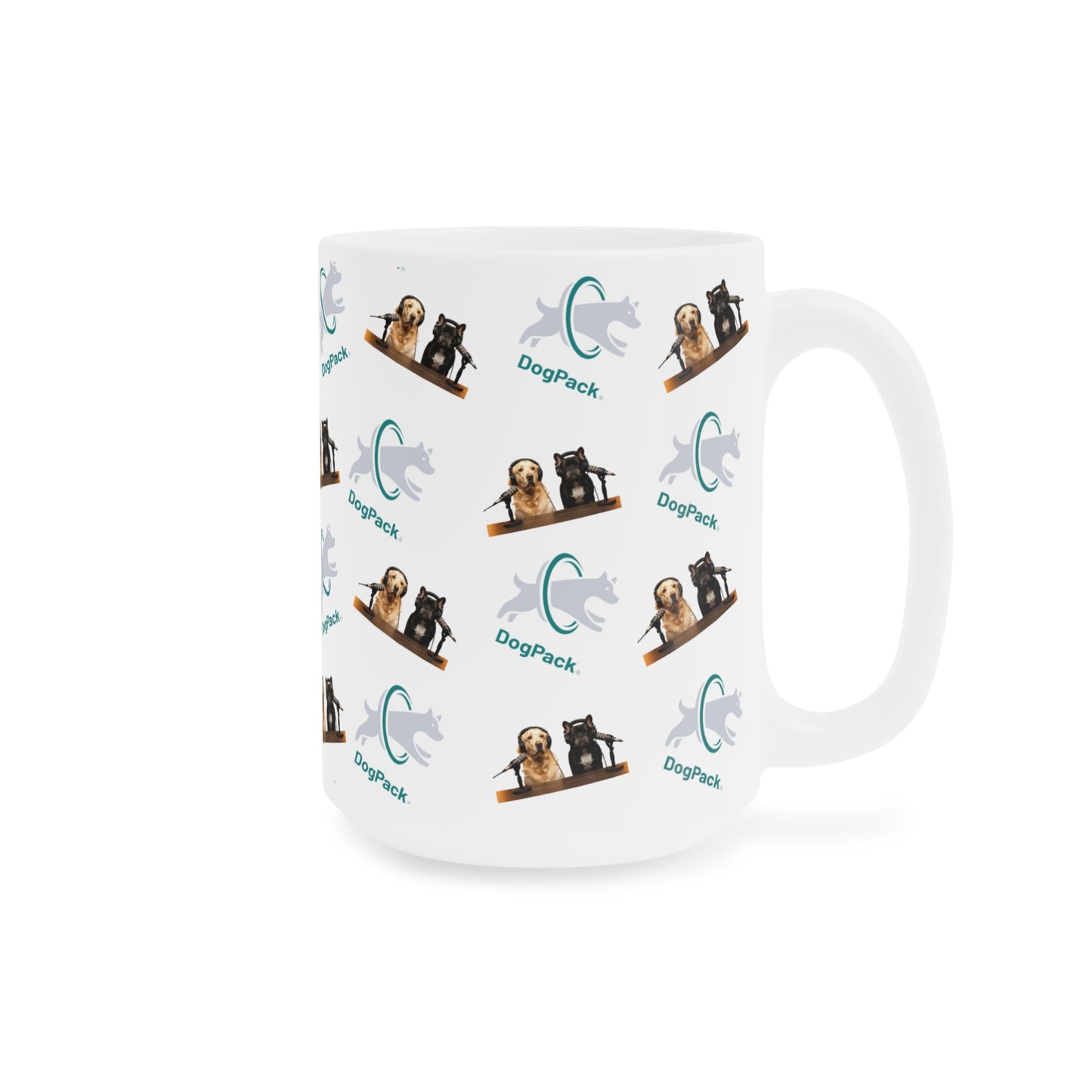 Goldie & Frenchie x DogPack Coffee Mug (11oz/15oz/20oz) - Made and Ships from Canada