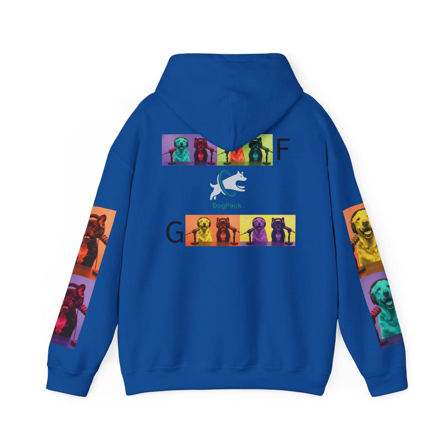 Goldie & Frenchie Cruisin' Hoodie — G&F "Windows down, music up" - Warhol inspired