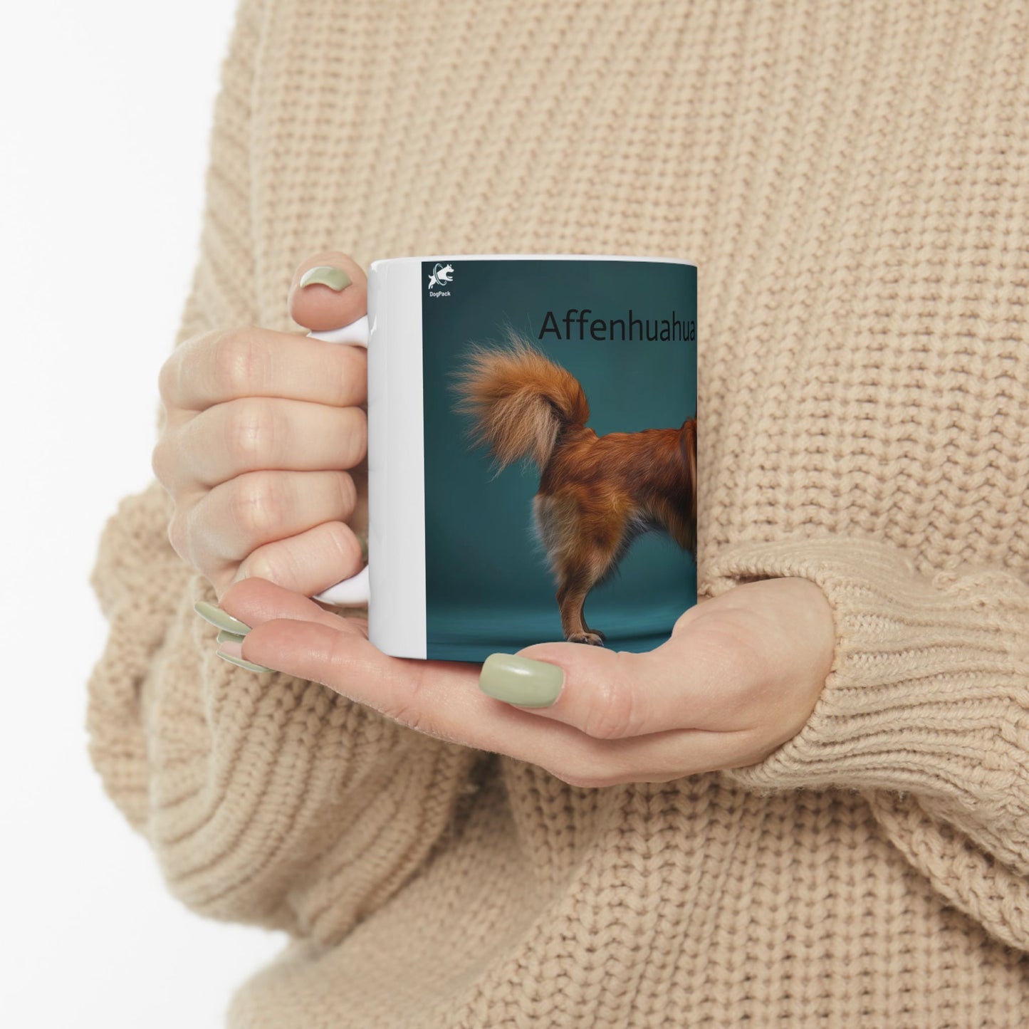 Affenhuahua Ceramic Mug — Affenhuahua Dog Breed Coffee Cup (11oz & 15oz)