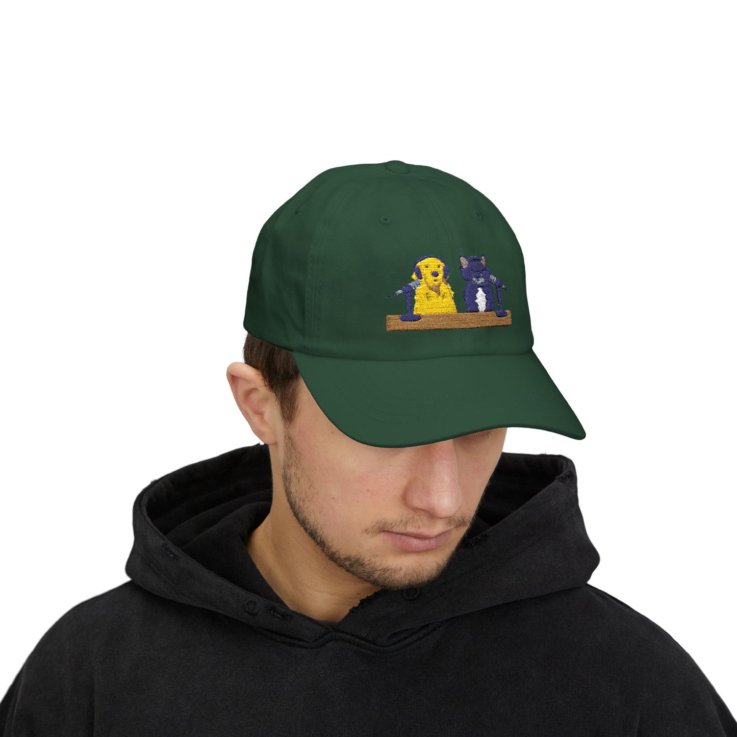 Goldie & Frenchie Embroidered Podcast Hat
