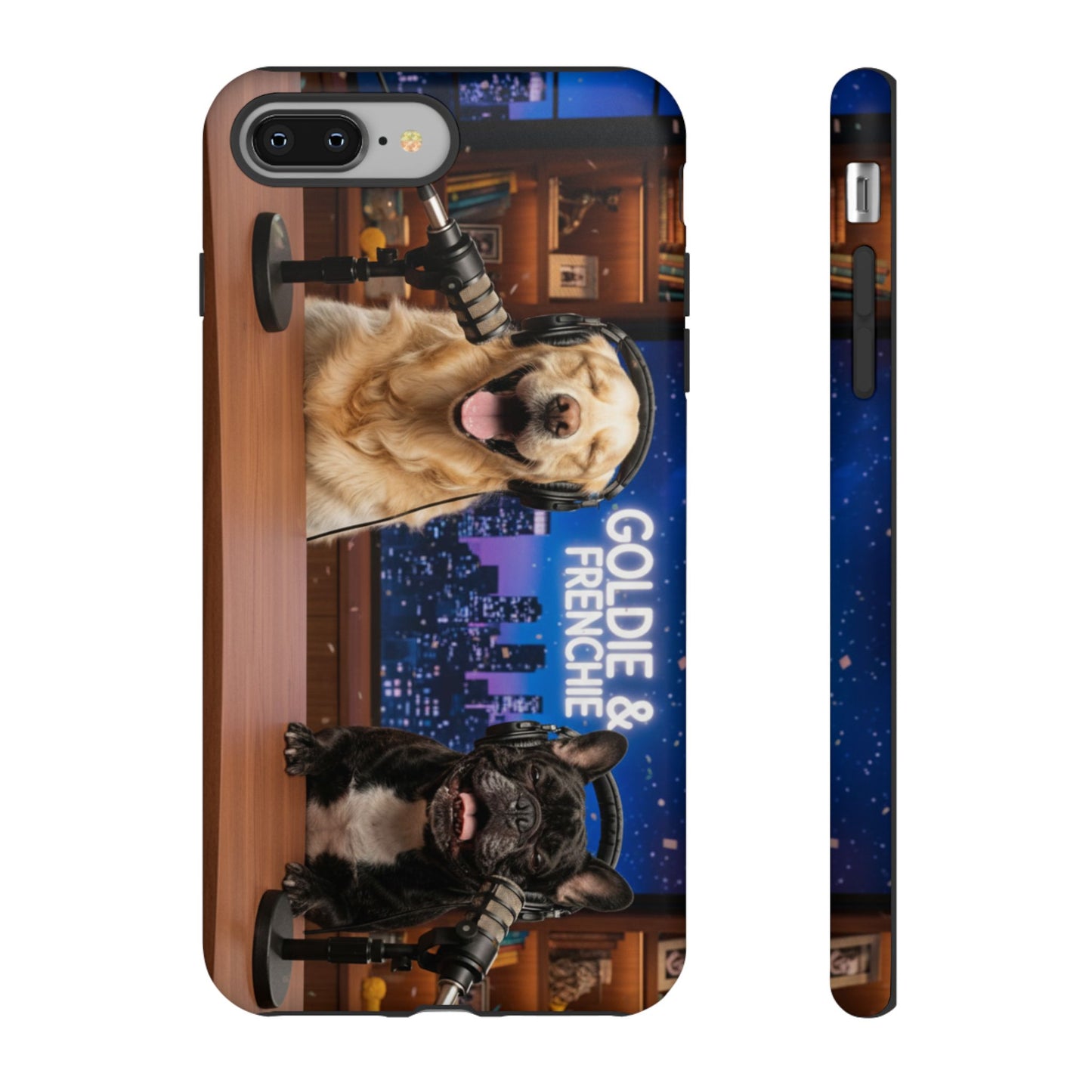 Goldie & Frenchie Talk Show LOL Laughing out iPhone Cases