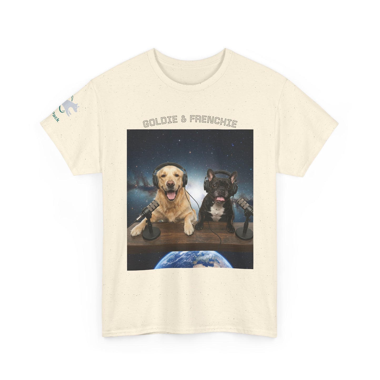 Goldie & Frenchie Broadcasting from Space T-Shirt