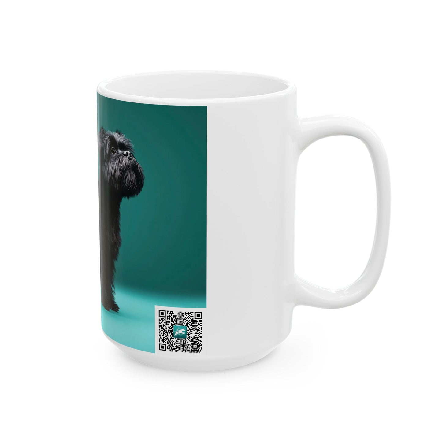 Affenpinscher Ceramic Mug — Cute Black Dog Coffee Cup (11oz & 15oz)