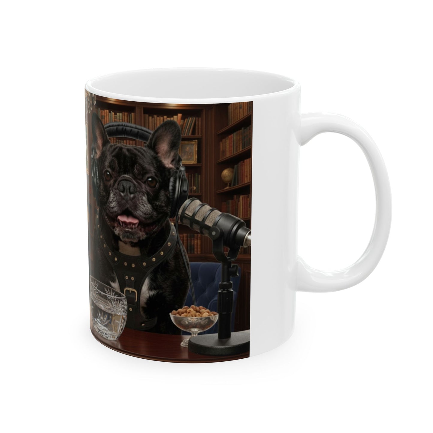 Goldie & Frenchie 'Sophisticated' - Coffee Ceramic Mug, (11oz, 15oz)